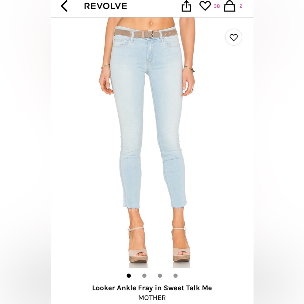 MOTHER - Looker Ankle Fray
